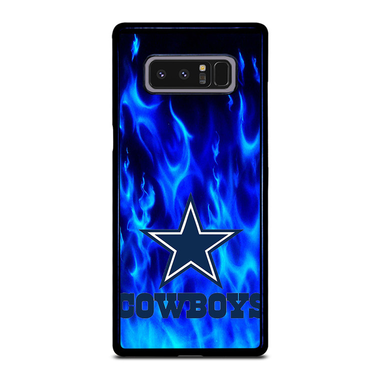 DALLAS COWBOYS LOGO BLUE FIRE Samsung Galaxy Note 8 Case