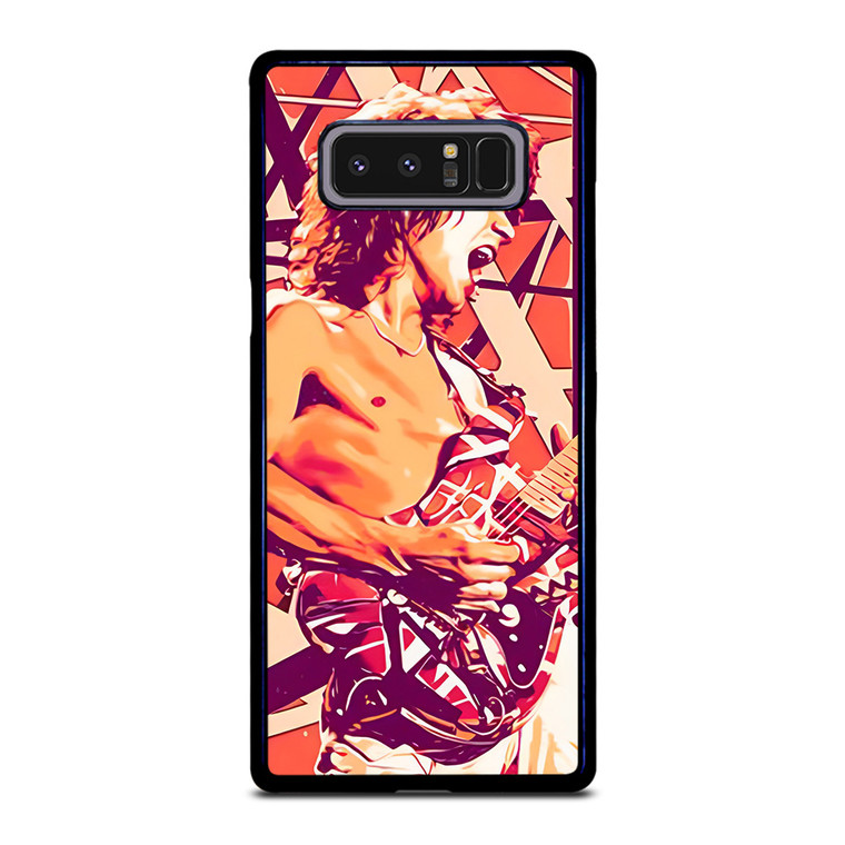 EDDIE VAN HALEN POSTER Samsung Galaxy Note 8 Case EDDIE VAN HALEN POSTER Samsung Galaxy Note 8 Case
