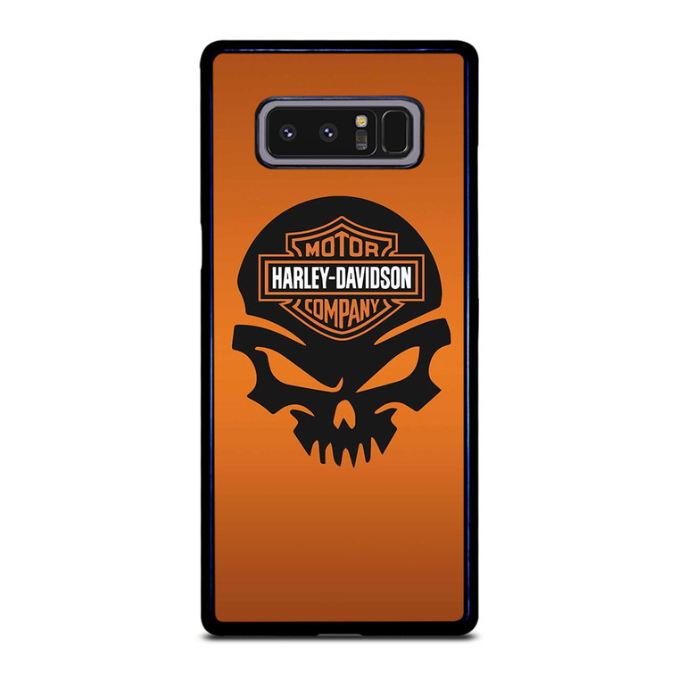 HARLEY DAVIDSON MOTORCYCLE SKULL LOGO Samsung Galaxy Note 8 Case