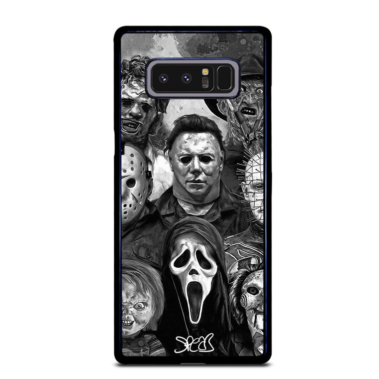 HORROR MOVIES CHARACTERS Samsung Galaxy Note 8 Case