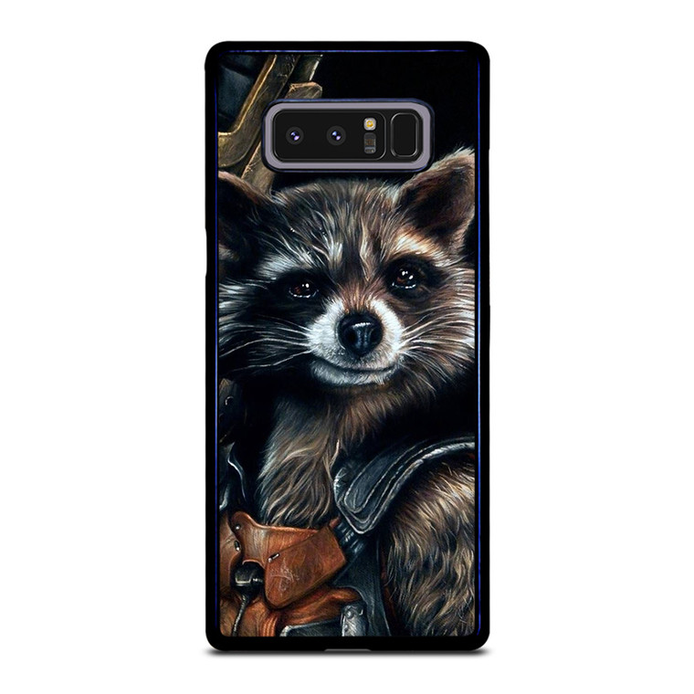 ROCKET RACCOON GUARDIAN OF GALAXY ART Samsung Galaxy Note 8 Case