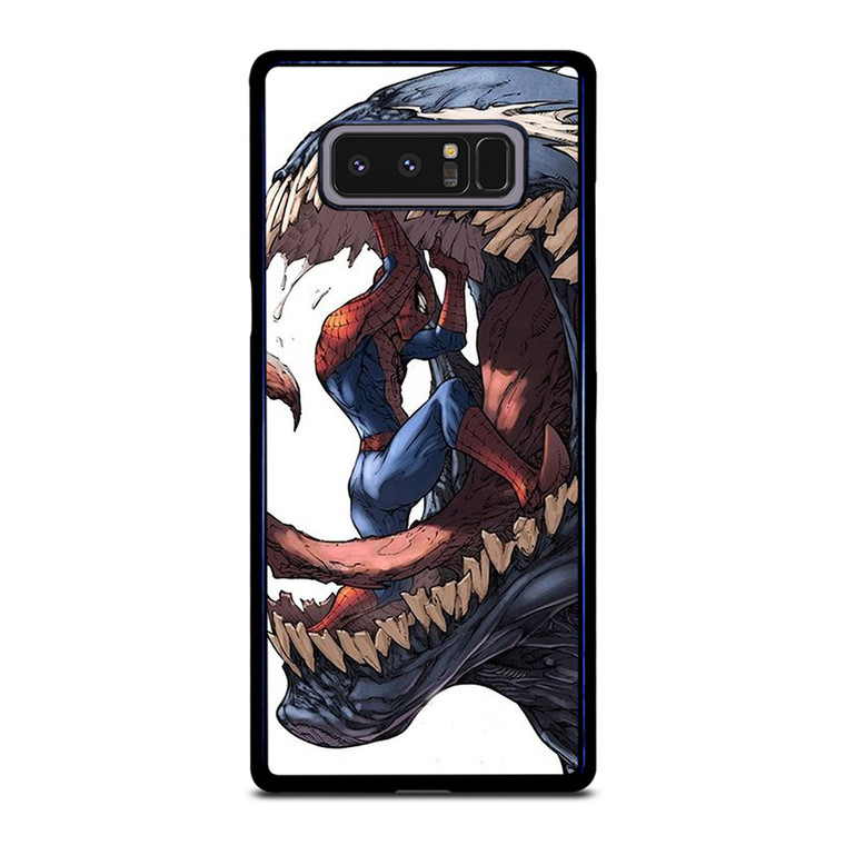 VENOM VS SPIDERMAN MARVEL CARTOON Samsung Galaxy Note 8 Case