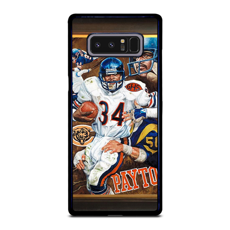 WALTER PAYTON FOOTBALL CHICAGO BEARS Samsung Galaxy Note 8 Case