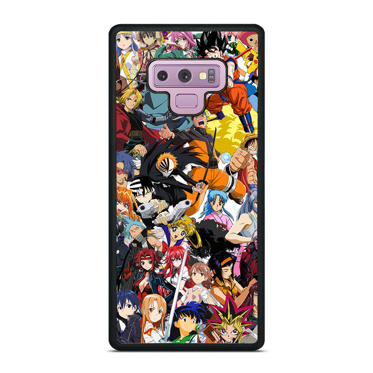 MANGA CHARACTERS CROSSOVER ANIME Samsung Galaxy Note 9 Case