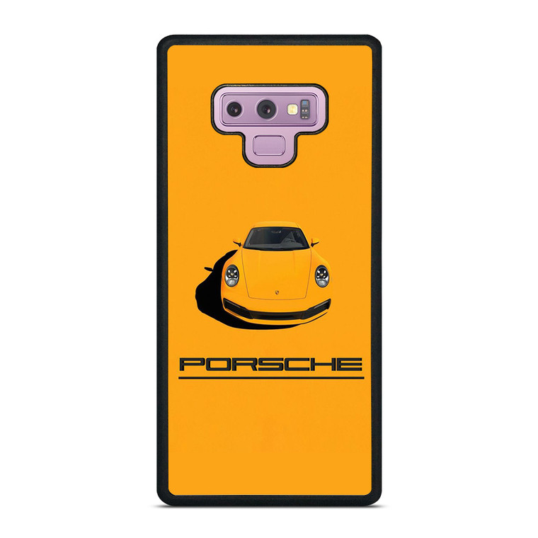 PORSCHE CAR YELLOW Samsung Galaxy Note 9 Case