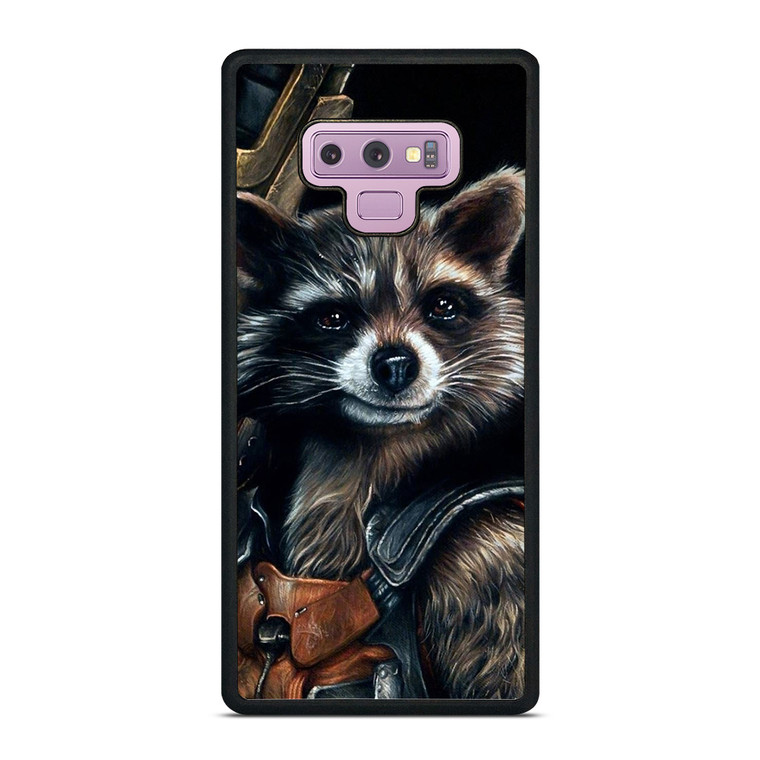 ROCKET RACCOON GUARDIAN OF GALAXY ART Samsung Galaxy Note 9 Case