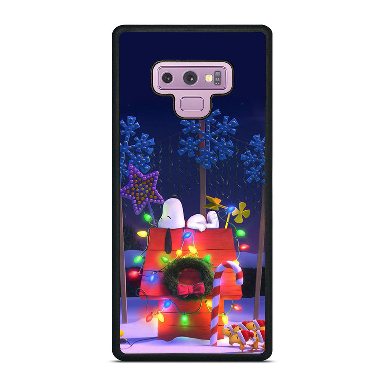 SNOOPY CHRISTMAS THE PEANUTS Samsung Galaxy Note 9 Case