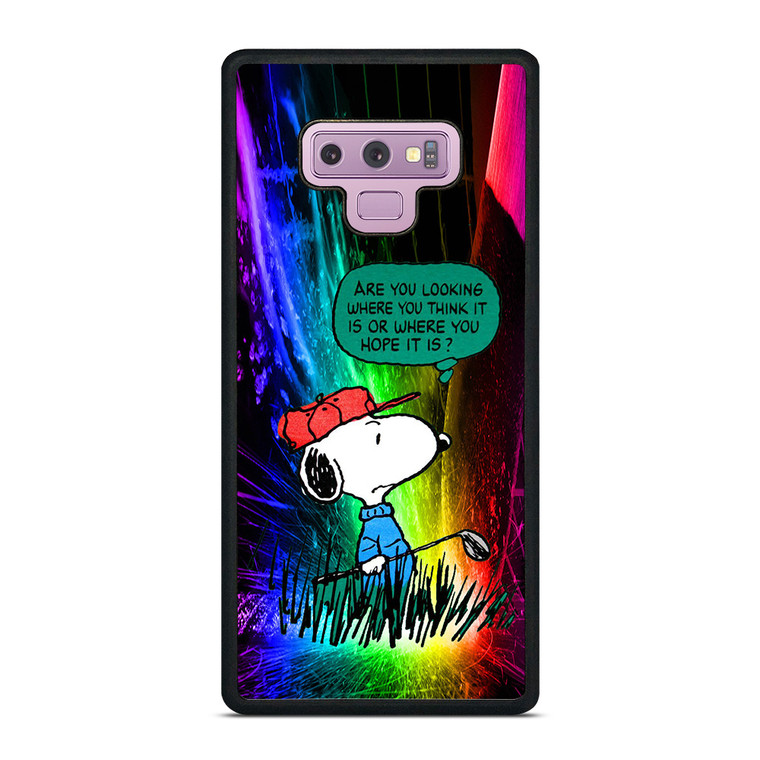 SNOOPY QUESTION Samsung Galaxy Note 9 Case