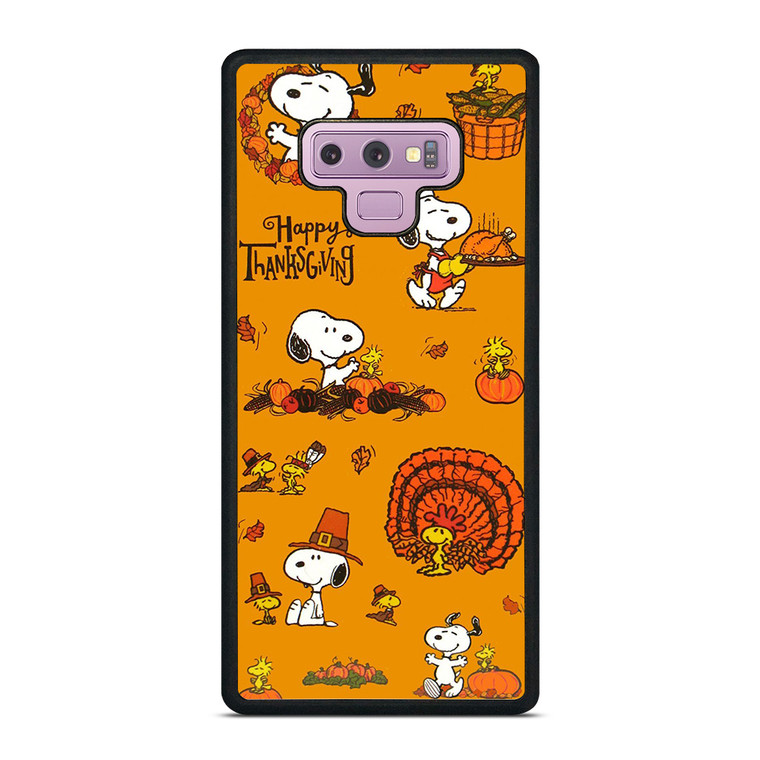 SNOOPY THE PEANUTS HAPPY THANKSGIVING Samsung Galaxy Note 9 Case