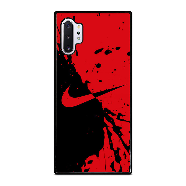 NIKE SWOOSH LOGO RED BLACK Samsung Galaxy Note 10 Plus Case