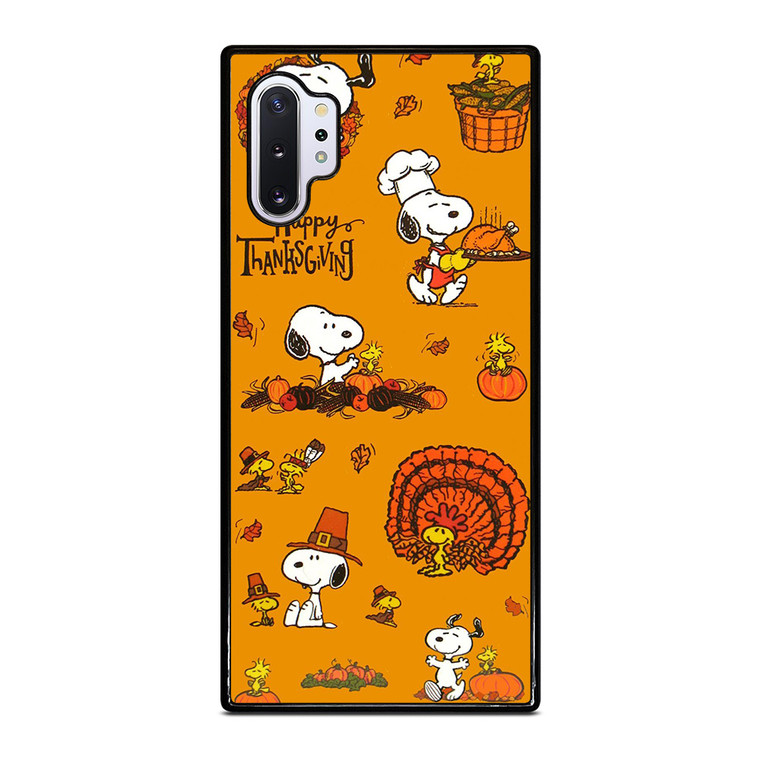 SNOOPY THE PEANUTS HAPPY THANKSGIVING Samsung Galaxy Note 10 Plus Case