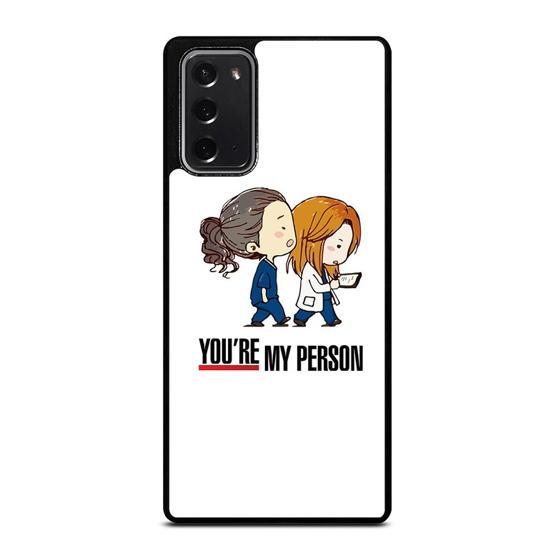 GREYS ANATOMY YOU'RE MY PERSON Samsung Galaxy Note 20 Case