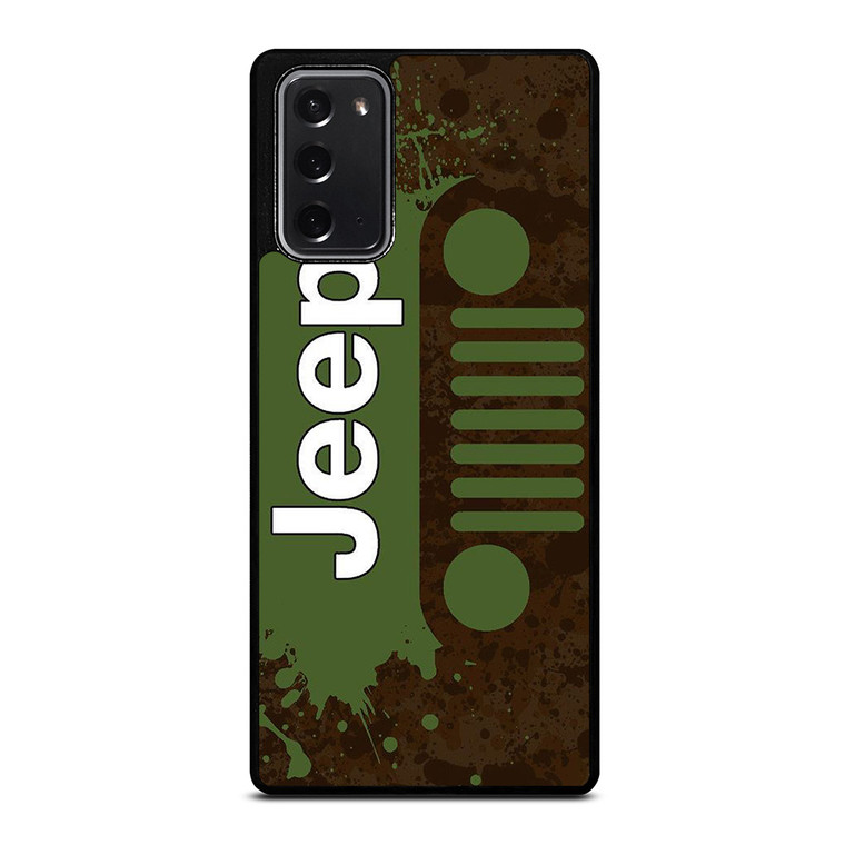 JEEP WRANGLER LOGO GREEN Samsung Galaxy Note 20 Case