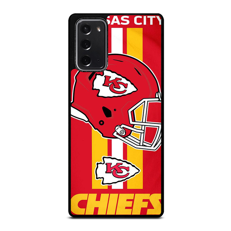 KANSAS CITY CHIEFS HELMET LOGO Samsung Galaxy Note 20 Case