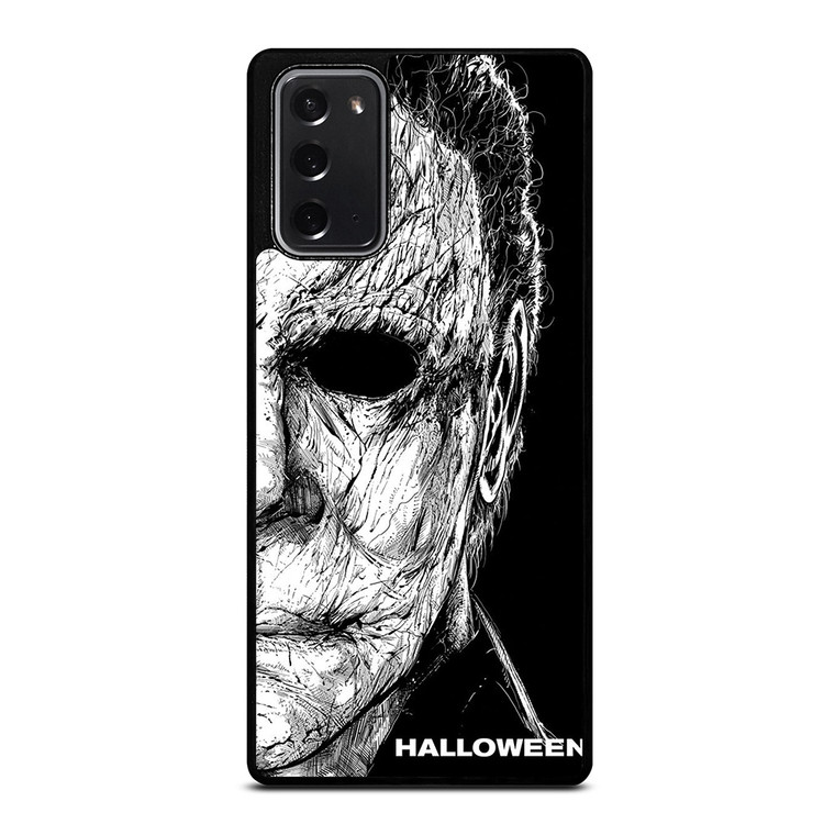 MICHAEL MYERS FACE HALLOWEEN FACE ART Samsung Galaxy Note 20 Case