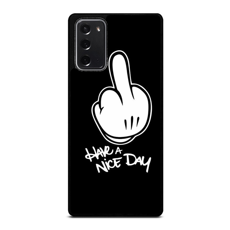 MICKEY MOUSE MIDDLE FINGER DISNEY Samsung Galaxy Note 20 Case