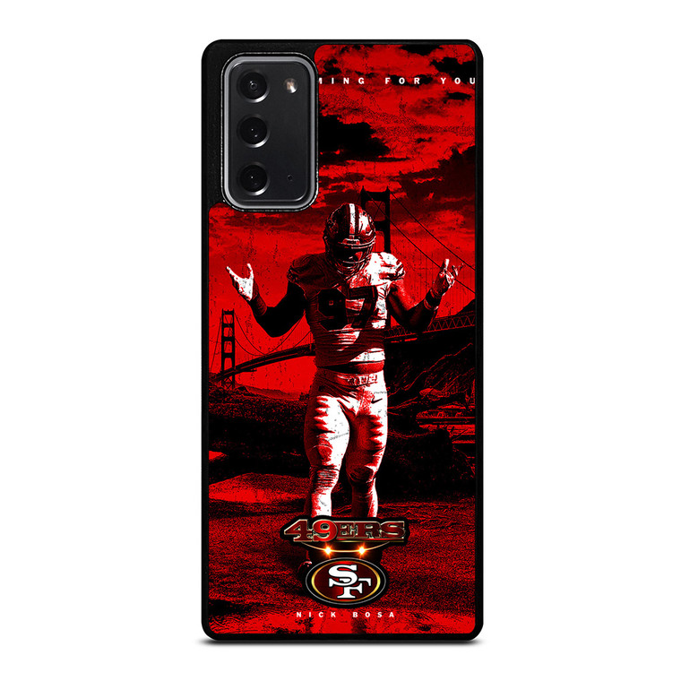 NICK BOSA 97 SAN FRANCISCO 49ERS Samsung Galaxy Note 20 Case
