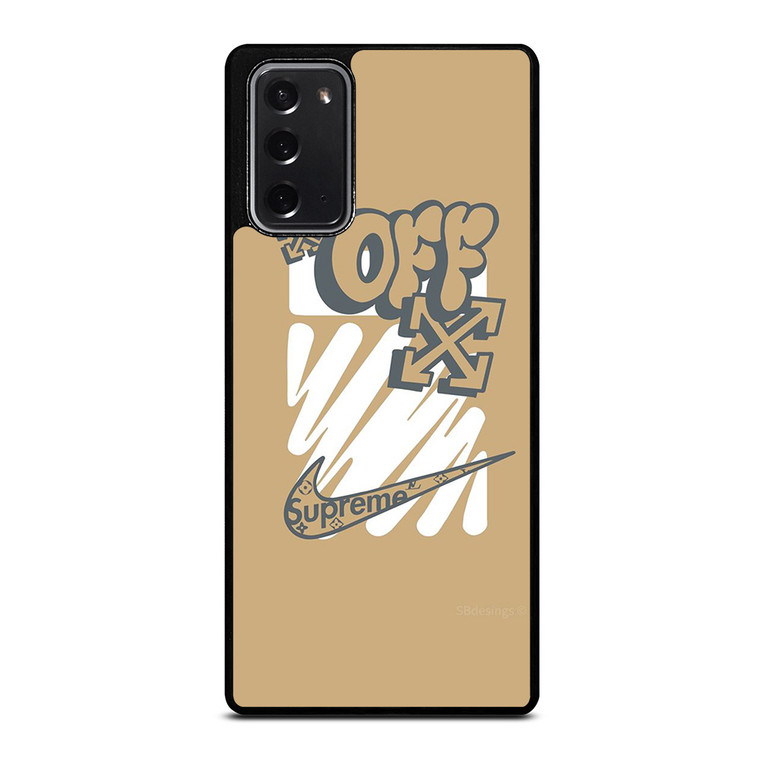 OFF WHITE NIKE SUPREME LOGO Samsung Galaxy Note 20 Case