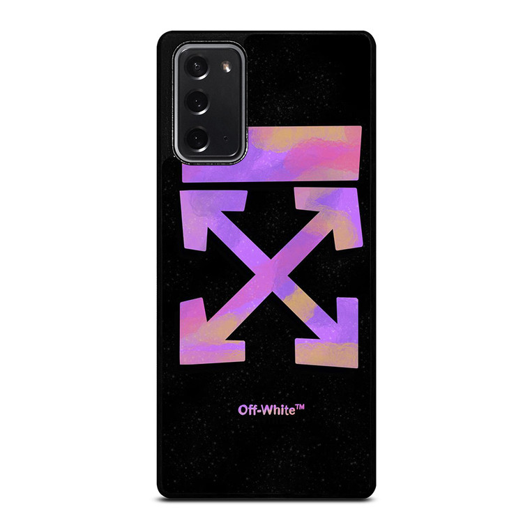 OFF WHITE PURPLE SPRAY Samsung Galaxy Note 20 Case