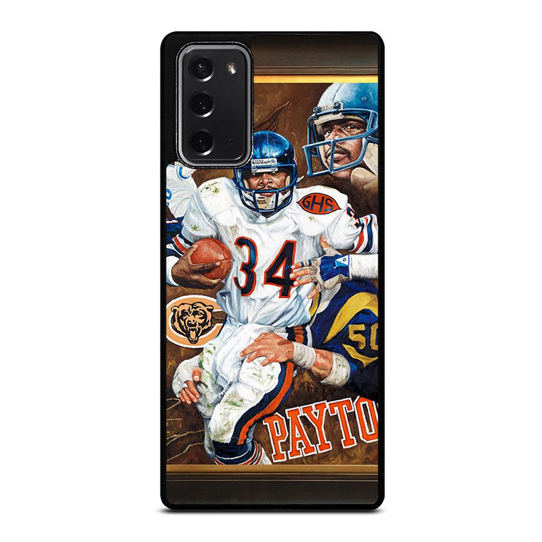 WALTER PAYTON FOOTBALL CHICAGO BEARS Samsung Galaxy Note 20 Case