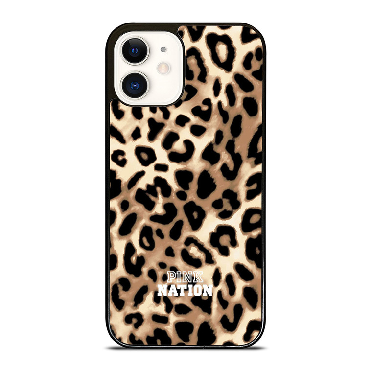 VICTORIA SECRET PINK NATION LEOPARD iPhone 12 Case