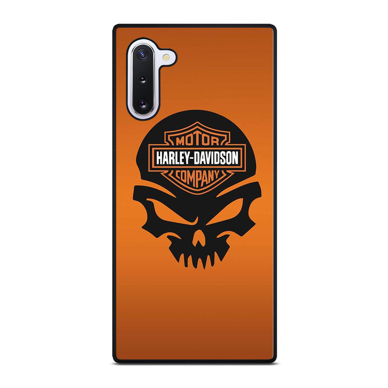 HARLEY DAVIDSON MOTORCYCLE SKULL LOGO Samsung Galaxy Note 10 Case