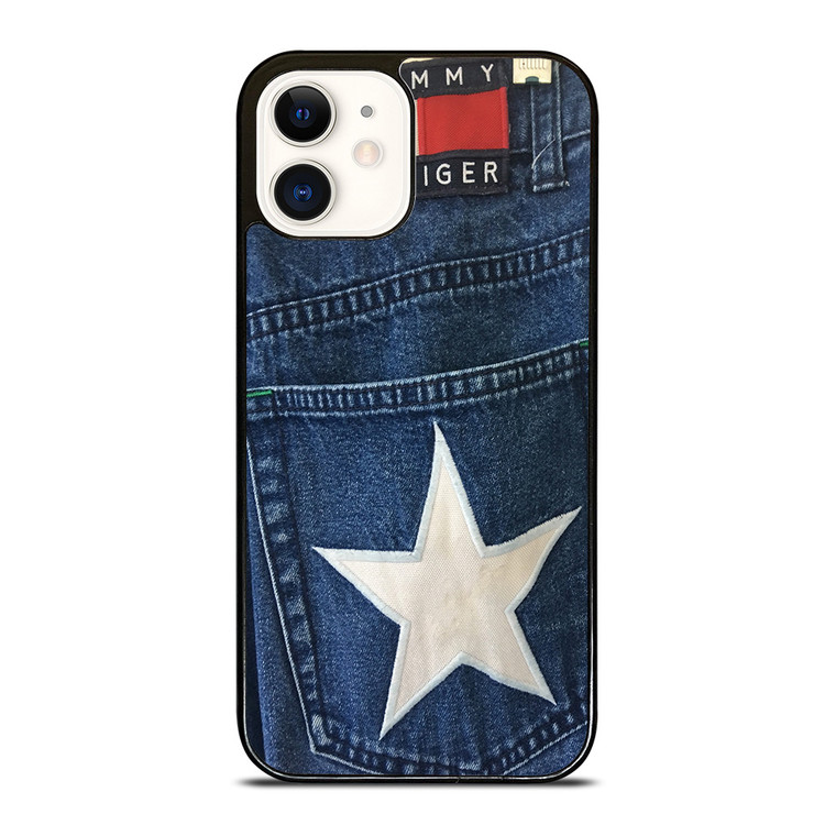 VINTAGE 90s TOMMY HILFIGER DENIM iPhone 12 Case