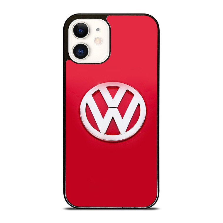 VW VOLKSWAGEN LOGO RED iPhone 12 Case