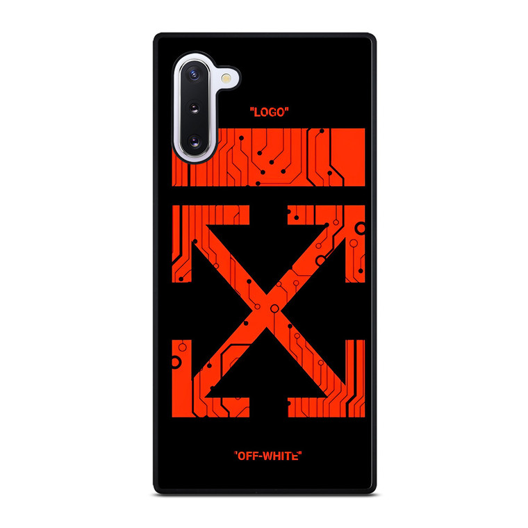 OFF WHITE RED CIRCUIT Samsung Galaxy Note 10 Case