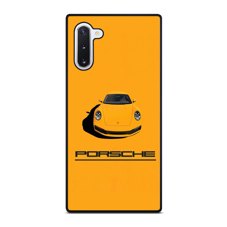 PORSCHE CAR YELLOW Samsung Galaxy Note 10 Case