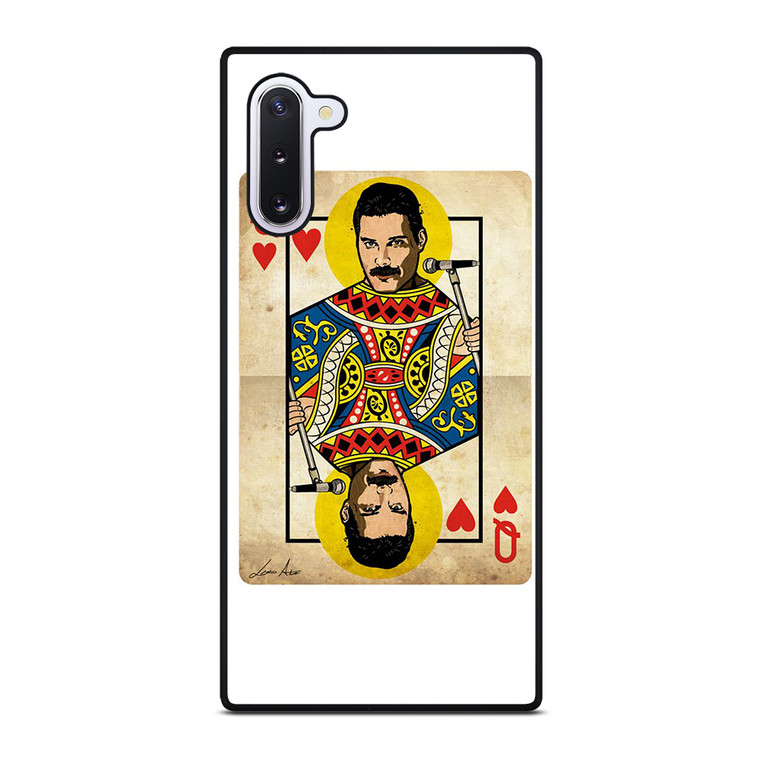 QUEEN FREDDY MERCURY CARD Samsung Galaxy Note 10 Case