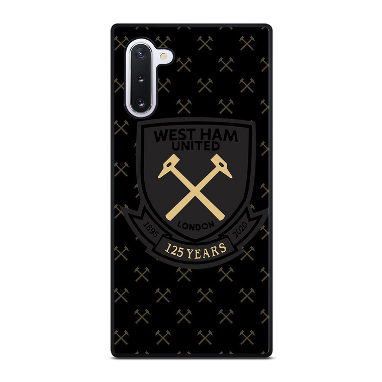 WEST HAM UNITED BLACK LOGO Samsung Galaxy Note 10 Case