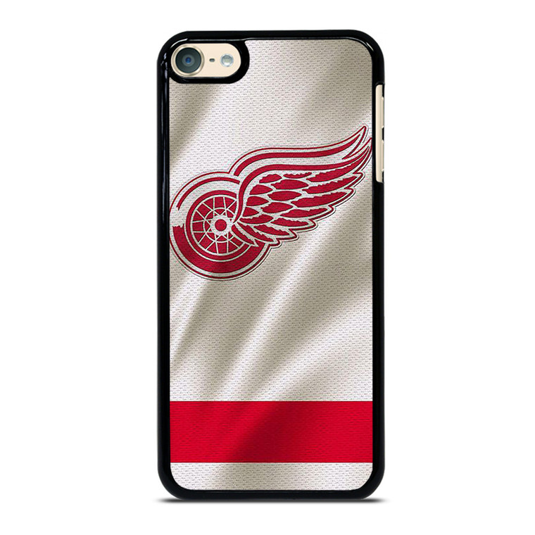 DETROIT RED WINGS HOCKEY TEAM JERSEY LOGO iPod Touch 6 Case