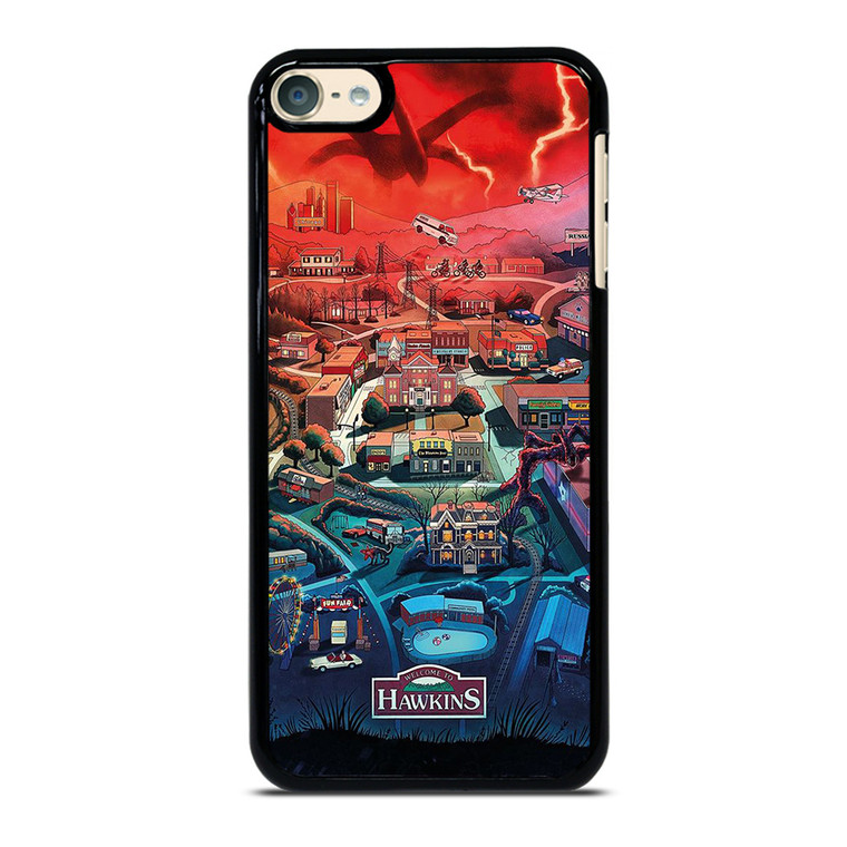 STRANGER THINGS WELCOME TO HAWKINS CARTOON iPod Touch 6 Case