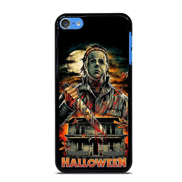 MICHAEL MYERS FACE HALLOWEEN HORROR CARTOON iPod Touch 7 Case