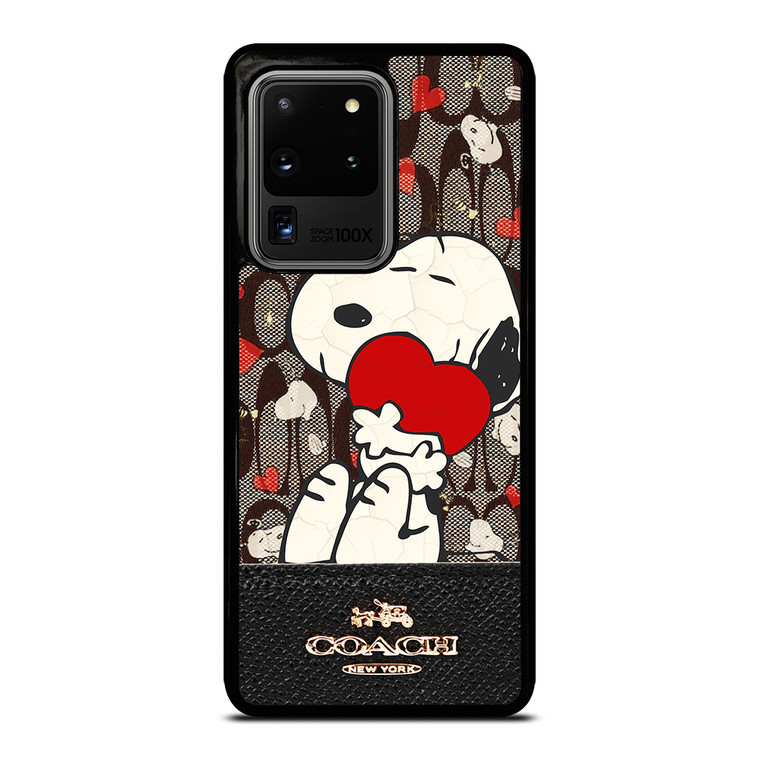 COACH NEW YORK SNOOPY Samsung Galaxy Note 20 Ultra Case