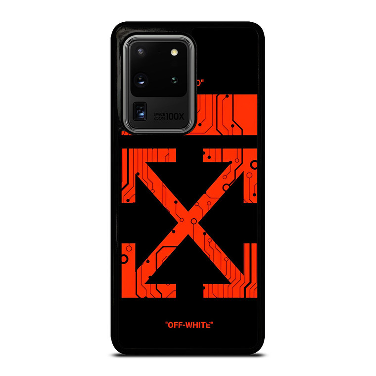 OFF WHITE RED CIRCUIT Samsung Galaxy Note 20 Ultra Case