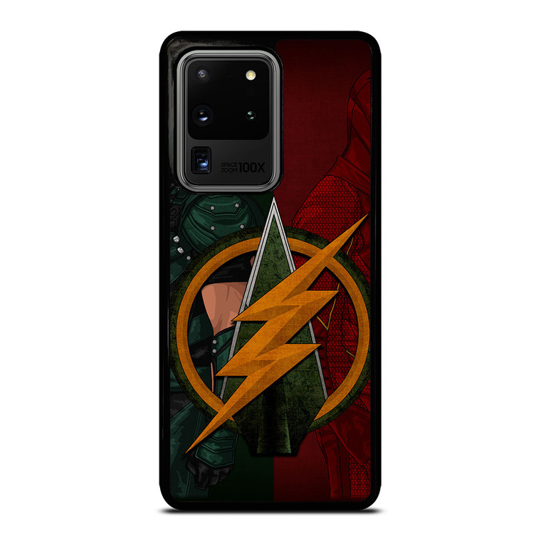 THE FLASH GREEN ARROW LOGO DC Samsung Galaxy Note 20 Ultra Case