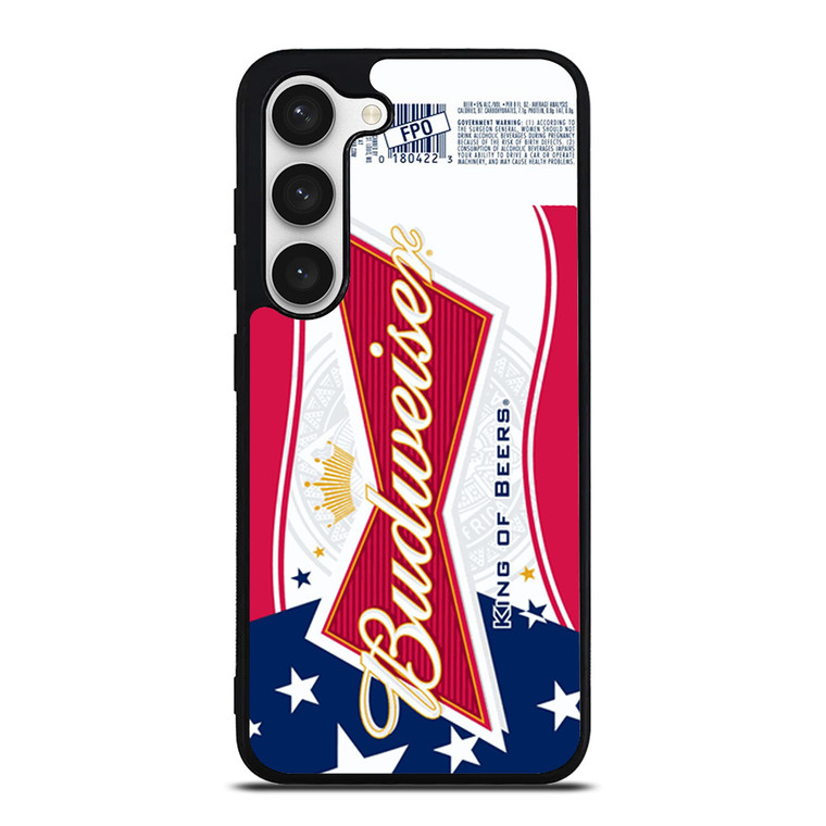 BUDWEISER AMERICAN FLAG LOGO Samsung Galaxy S23 Case
