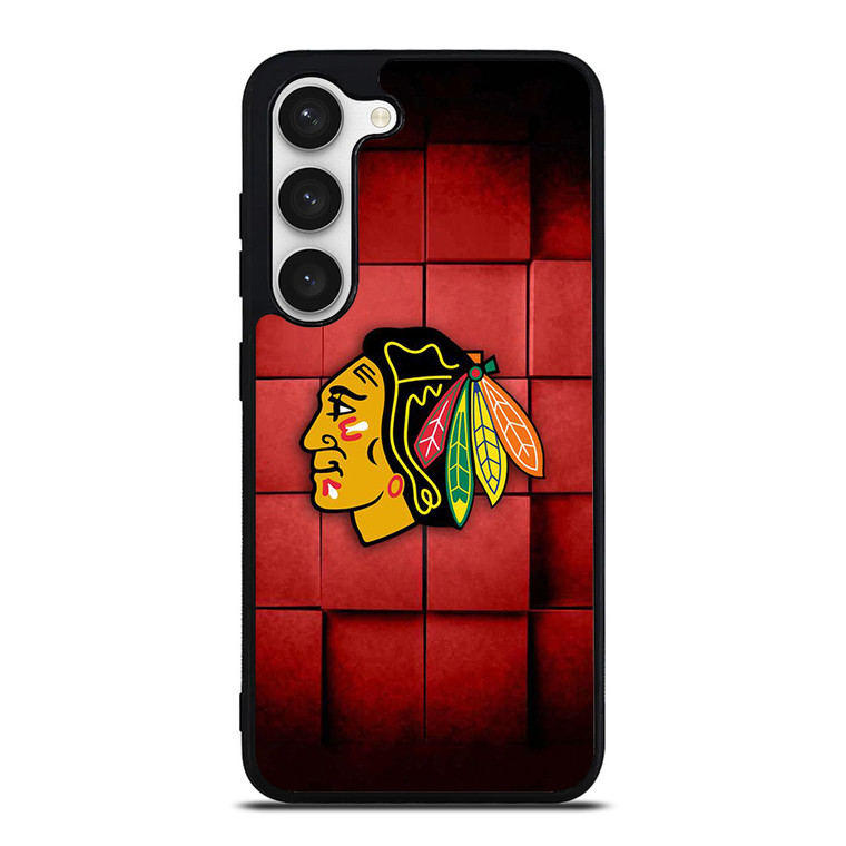 CHICAGO BLACKHAWKS FOOTBALL LOGO ICON Samsung Galaxy S23 Case