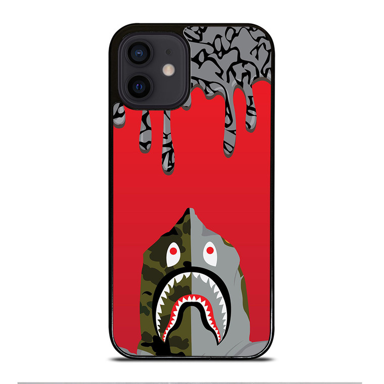 BAPE CAMO MELTED ARTWORK iPhone 12 Mini Case