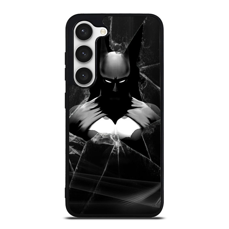 CRACKED OUT GLASS BATMAN THE DARK KNIGHT 3 Samsung Galaxy S23 Case