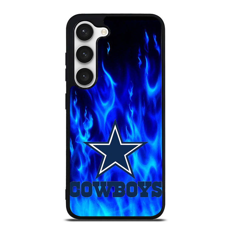 DALLAS COWBOYS LOGO BLUE FIRE Samsung Galaxy S23 Case