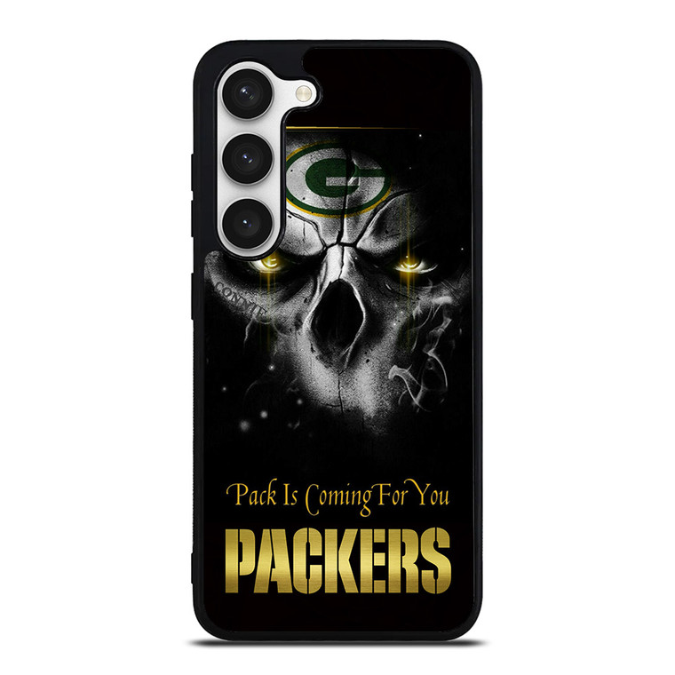 GREEN BAY PACKERS SKULL Samsung Galaxy S23 Case