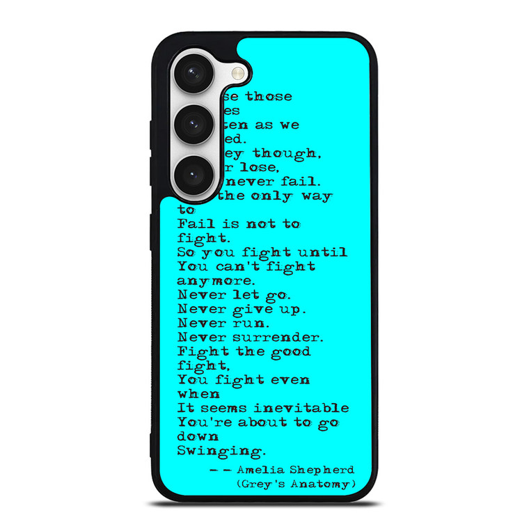 GREY'S ANATOMY QUOTES Samsung Galaxy S23 Case