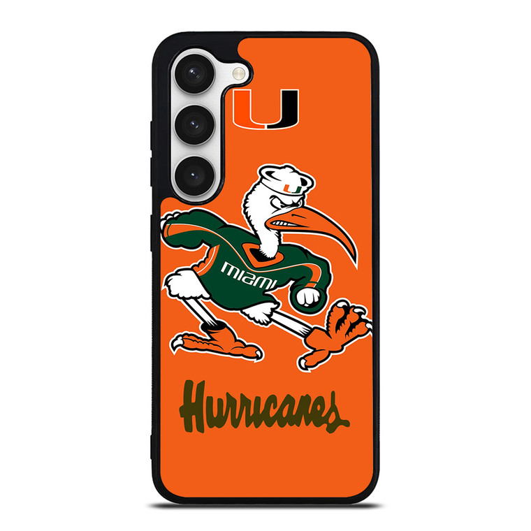 MIAMI HURRICANES LOGO Samsung Galaxy S23 Case