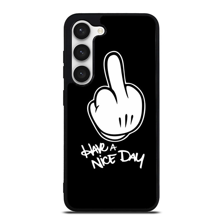 MICKEY MOUSE MIDDLE FINGER DISNEY Samsung Galaxy S23 Case