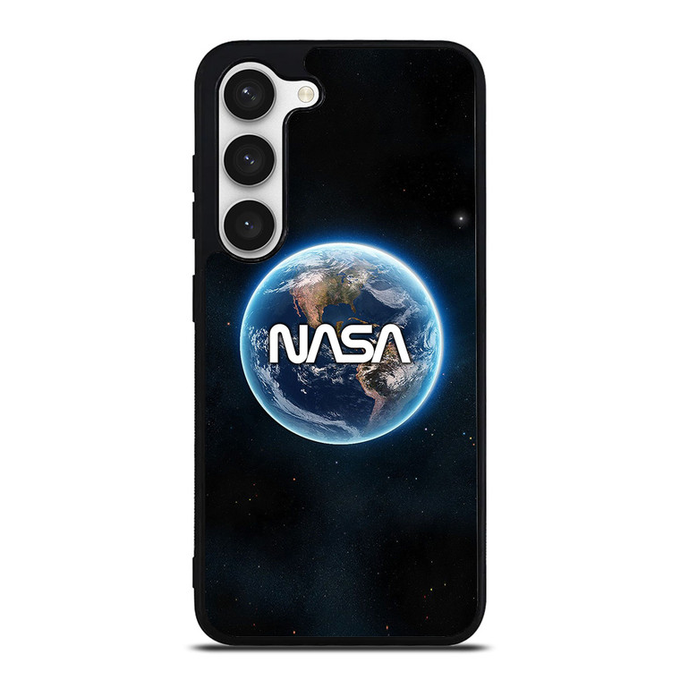 NASA LOGO UNIVERSE Samsung Galaxy S23 Case NASA LOGO UNIVERSE Samsung Galaxy S23 Case
