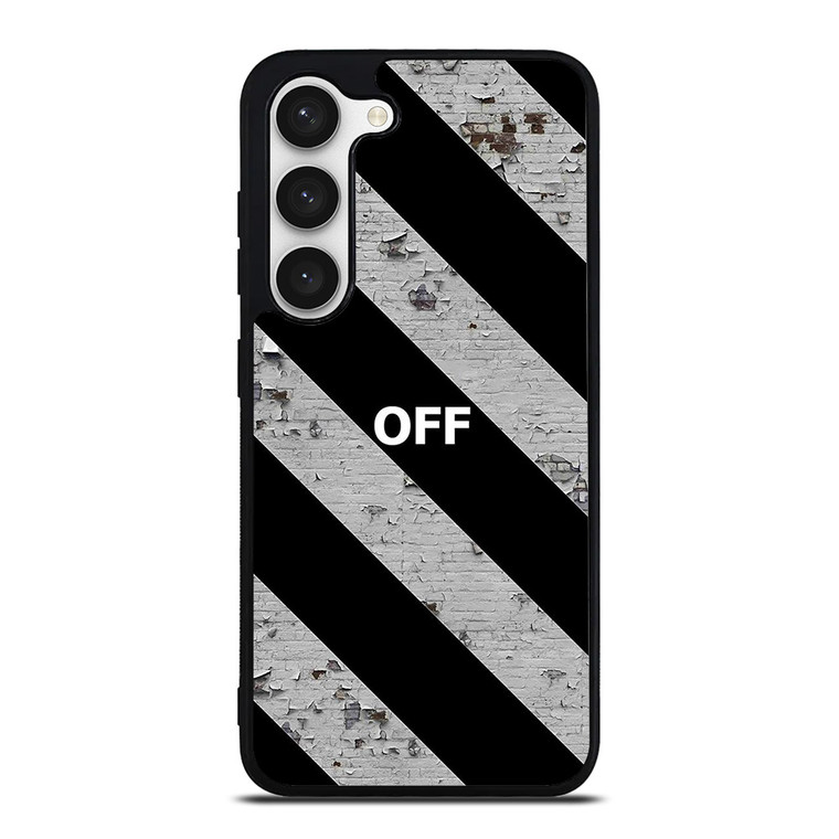 OFF WHITE WALL TEXTURE Samsung Galaxy S23 Case