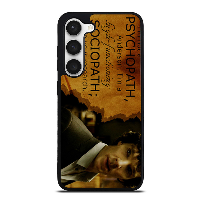SHERLOCK HOLMES PSYCHOPATH Samsung Galaxy S23 Case